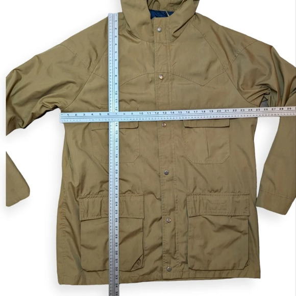 Vintage Gale-Sobel Big & Tall Camel Tan Brown Zip Up Cargo Jacket XL/2XL - Picture 2 of 14